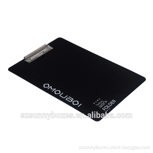 A4 Hard Plastic Metal Clip File Menu Hanging Board